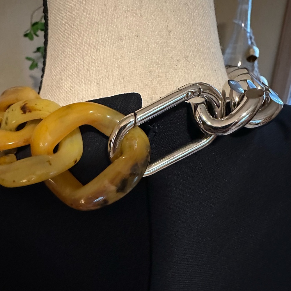 Stella McCartney Falabella Chain Necklace Gathered Top - Picture 11 of 16